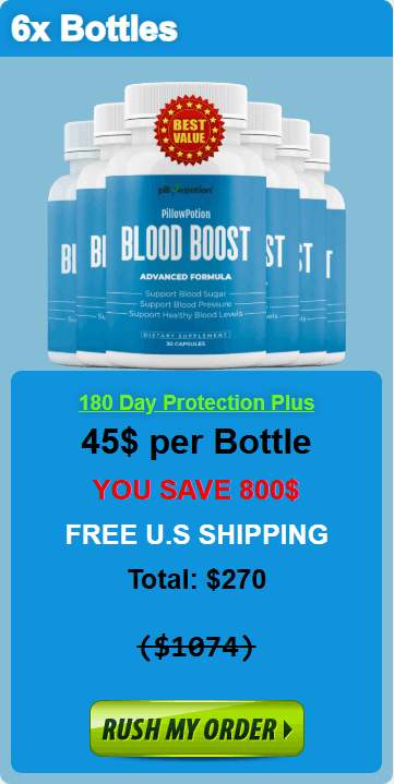 PillowPotion BloodBoost 6bottle price